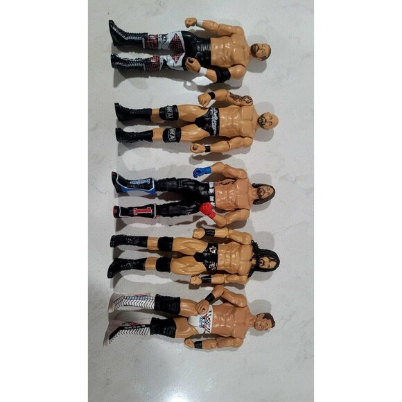 Mattel WWE Figure (Lot Of 5) 6in. AJ STYLES SAMI ZAYN THE MIZ MCINTYRE euc - Picture 3 of 16